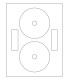 4.625" with 17 mm hole Standard paper label template