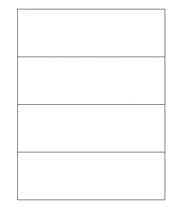 8.5" x 2.75" Laser semigloss label template