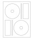 4.625" with 22mm hole Laser semigloss label template