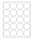 2" Laser semigloss label template