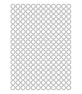 0.5" Blockout Label Template