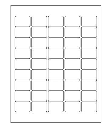 1.4375" x 1" Blockout Label Template