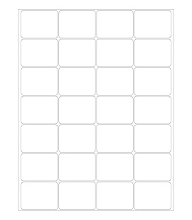 2" x 1.5" Blockout Label Template