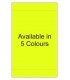 8.5" x 14" Fluorescent label template. Available in 5 colours.