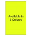 8.5" x 14" Fluorescent Full Sheet Labels - Neon Bright Matte Paper with Permanent Adhesive, Available in 5 Colours