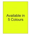 8.5" x 11" Fluorescent Full Sheet Labels - Neon Bright Matte Paper with Permanent Adhesive, Available in 5 Colours
