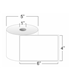 4" x 6" Standard Direct Thermal Labels on 1" Core, Perforations, Wound Out, Permanent Adhesive
