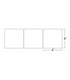 4" x 4" Standard Thermal Transfer Labels, Perforations - Fanfold, Permanent Adhesive