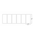 4" x 2" Standard Thermal Transfer Labels, Perforations - Fanfold, Permanent Adhesive