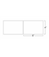 4" x 6" Standard Thermal Transfer Labels, Perforations - Fanfold, Permanent Adhesive