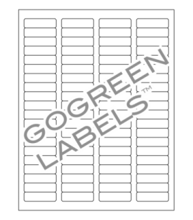1.75" x 0.5" GoGreen label template.